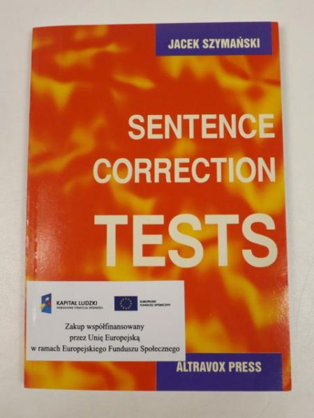 Sentence correction. Tests