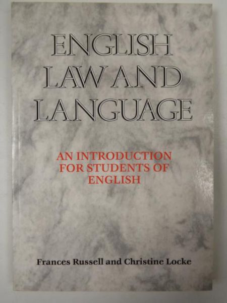 Russell, Locke - English Law And Language