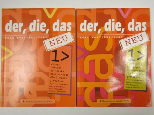 L.- Der die das neu 1 Podręcznik / Ćwiczenia dla 1 gimn.