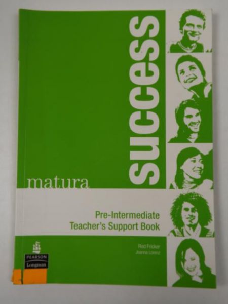 Matura Success Pre-Intermediate Teacher's Support Book