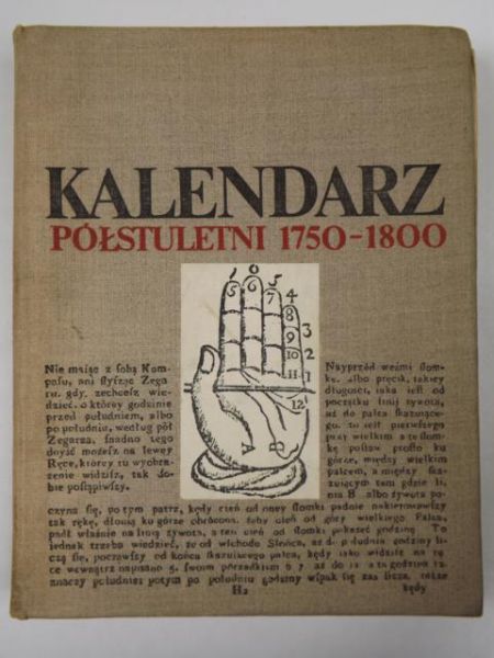 Baczko Bronisław,   - Kalendarz półstuletni 1750-1800