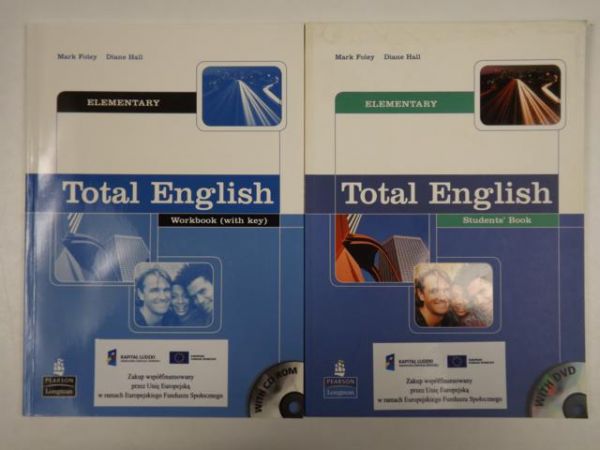 Hall Diane - Total English Elementary Student's Book / Workbook (2 książki) + DVD