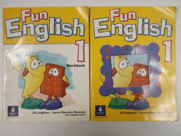 Leighton Jill,    - Fun English 1 Workbook (2 książki)