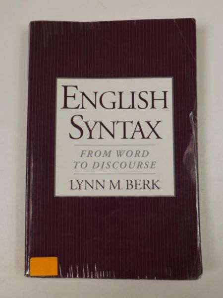 English Syntax: From Word to Discourse