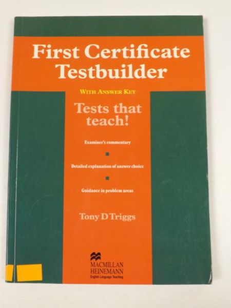 First Certificate Testbuilder