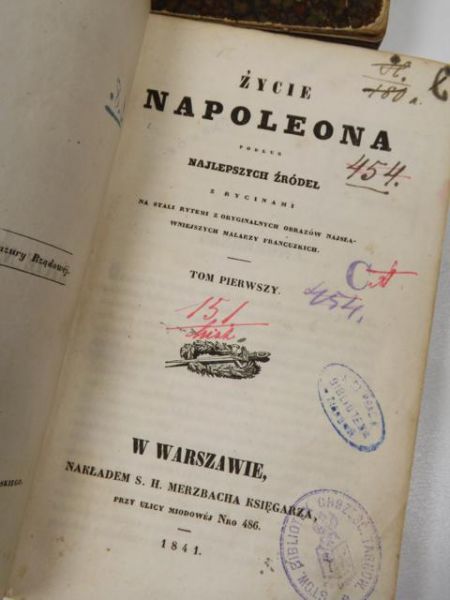 Życie Napoleona, Komplet, 1841 r., Unikat
