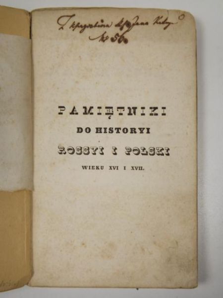 Pamiętniki Samuela Maskiewicza, 1838 r.