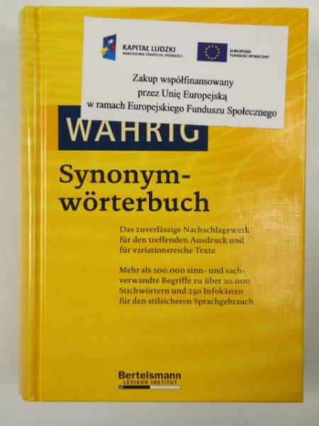 Adolphs Ulrich - Wahrig Synonymworterbuch