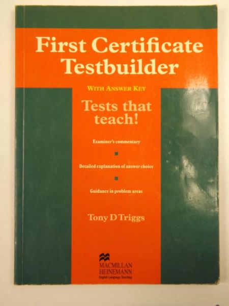 First Certificate Testbuilder