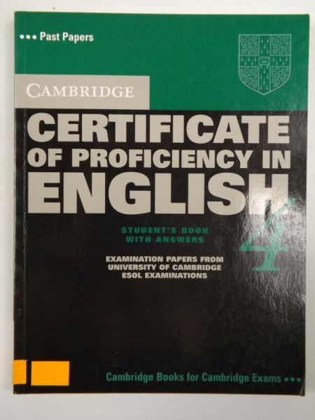 Cambridge Certificate of Proficiency in English 4