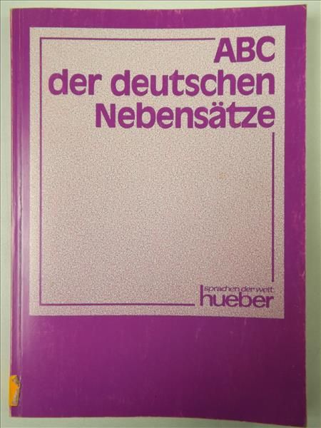 ABC der deutschen Nebensatze
