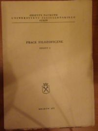 Augustynek Zdzisław (red.) - Prace filozoficzne