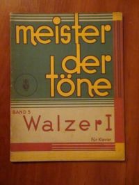 Walzer I. Fur Klavier. Band 5 (nuty)