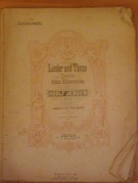 Jensen Adolf - Lieder und Tanze: Zwanzig kleine Klavierstucke. Op. 33. Wyd. 1940r. (nuty)