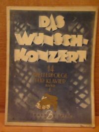 Das Wunsch-Konzert- 14 Welterfolge fur Klavier, t.I, (nuty), ok.1927