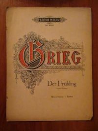 Grieg - Der Fruhling. Mezzo-sopran, Bariton (nuty, 1913 r.)