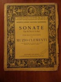 Sonate Op.12, No.4. Es dur fur das Pianoforte von   (nuty, 1893 r.)