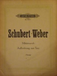 Schubert F.,   - Militarmarsch (nuty) ok. 1922