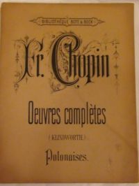 Chopin Fryderyk  - Oeuvres completes (nuty) ok 1921