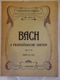 6 Franzosische Suiten (nuty) ok. 1920