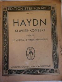 Klavier- Konzert D- Dur (nuty) ok. 1930