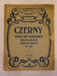 – Schule der Gelaufigkeit Op. 299 (nuty, 1909 r.)