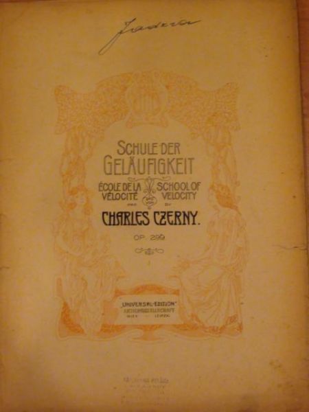 Schule der Gelaufigkeit. Op. 299. Wyd. 1909r.
