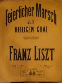 Feierlicher Marsch zum Heiligen Gral. Wyd. ok. 1900 r. (nuty)