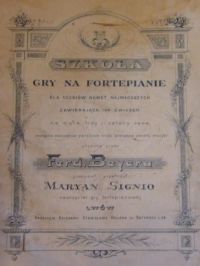 Szkoła gry na fortepianie Wyd. ok 1945 (nuty)