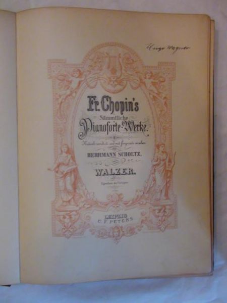 Chopin Frederic - Fr. Chopin's sammtliche Pianoforte-Werke Walzer ok.1930r. (nuty)