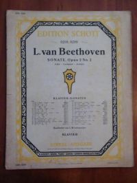 L.   – Sonate, Opus 2 No. 2 - Klavier-Sonaten (nuty)