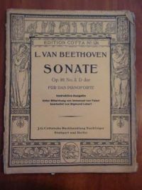 L.   – Sonate Op. 10 No. 3 D dur (nuty)