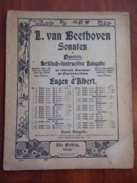 L.   – Sonaten fur Pianoforte – Sonate Nr 15 Op. 28 (nuty)