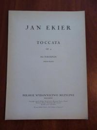 Toccata op. 4 na fortepian (nuty, 1945 r.)