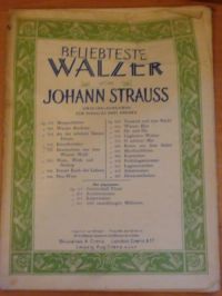 Cranz A. (ed.)- Beliebteste Walzer von Johann Strauss. Op. 316. 1920r. (nuty)