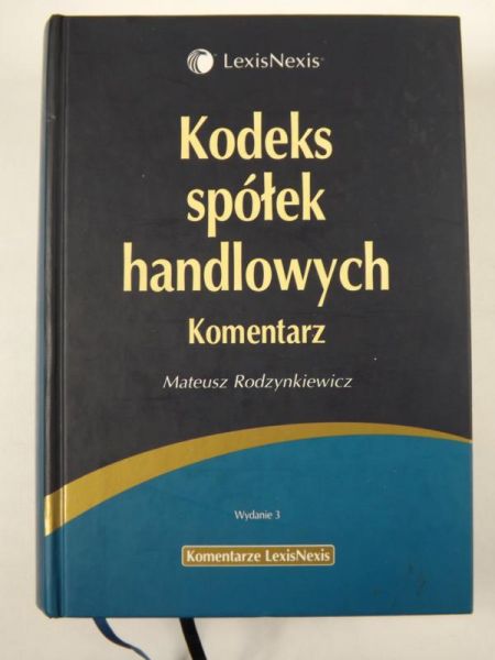 Kodeks spółek handlowych. Komentarz