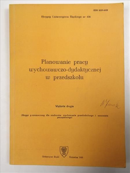 Barczyk Piotr - Planowanie pracy wychowawczo-dydaktycznej w przedszkolu
