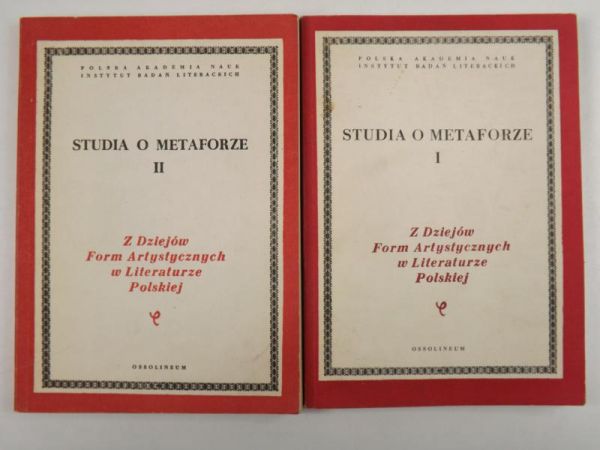 Sławiński Janusz (red.) - Studia o metaforze, T.I-II