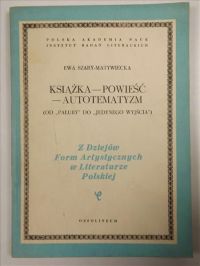 Książka-Powieść-Autotematyzm