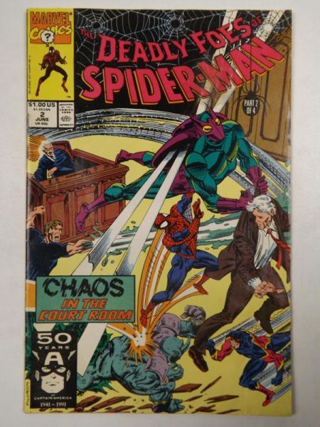 The Deadly Foes of Spider-Man # 2 Marvel 1991 r.