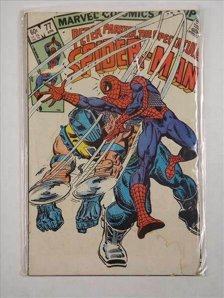 Peter Parker, The Spectacular Spiderman # 77, 1983 r.