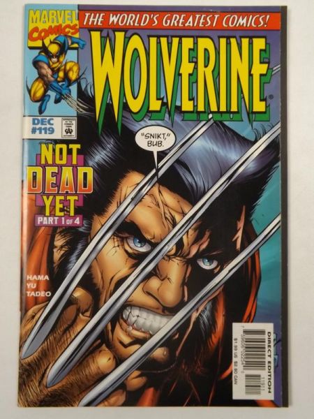 Wolverine: Not dead yet, Part 1 of 4: DEC #119, 1997 r.