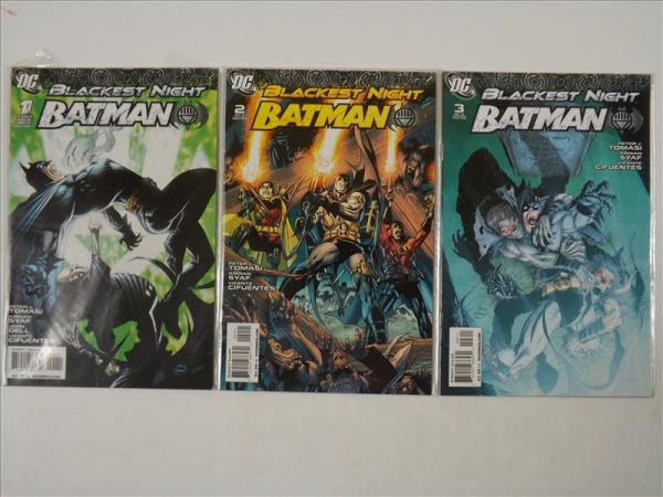 Blackest Night: Batman  # 1-3, 2009 r.