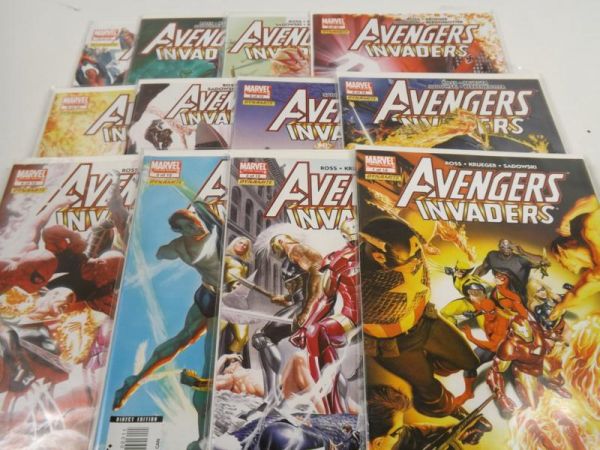 Avengers Invaders  #1-12, Dynamite Entertainment / Marvel Comics, 2008,2009 r.