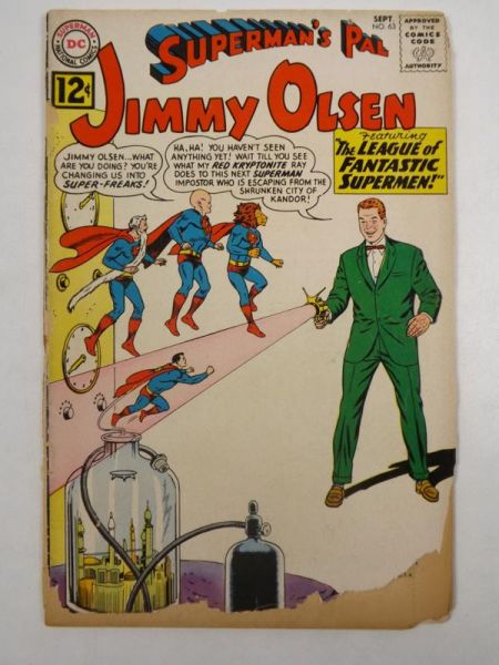 Superman's Pal, Jimmy Olsen Vo.l 1, #63, 1962 r.