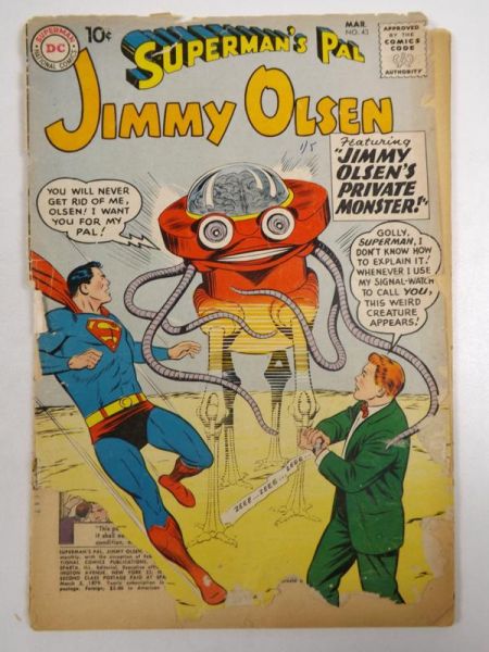 Superman's Pal, Jimmy Olsen Vo.l 1, #43, 1960 r.
