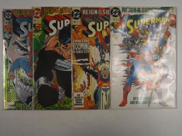 Superman #79 , 80, 81, 82, 1993 r.