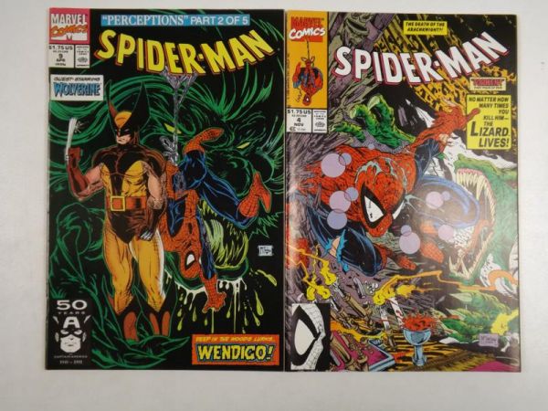Spider-man #4, 1990 r., #9, 1991 r.