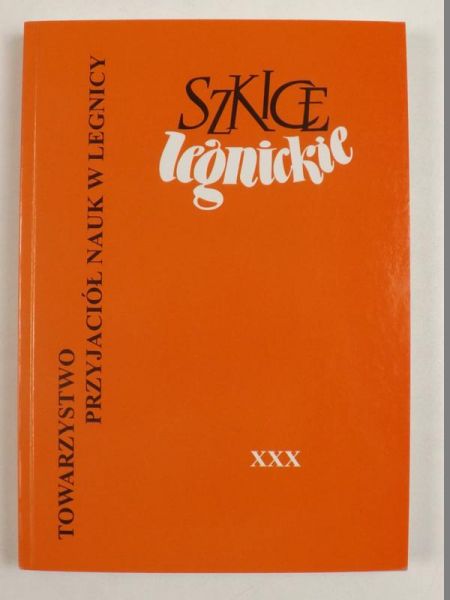 Rollauer Tadeusz  - Szkice Legnickie, tom 30