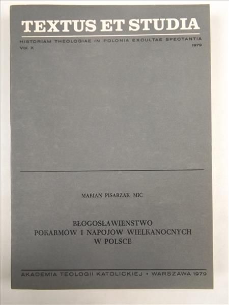 Błogosławieństwo pokarmów i napojów wielkanocnych w Polsce